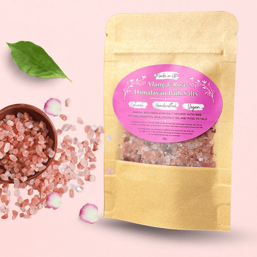 Ylang And Rose Mineral Rich Himalayan Bath Salts (30gr)