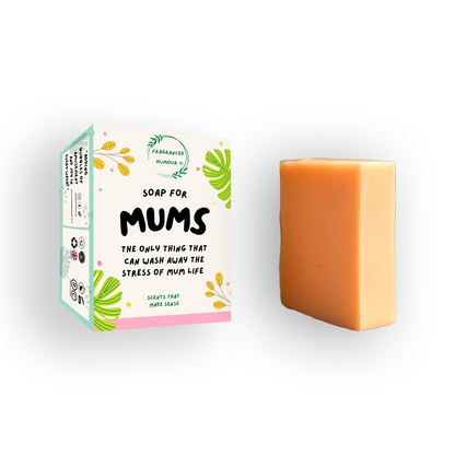 mum gift idea funny soap the text reads soap for mums the only thing that can wash away the stress of mum life