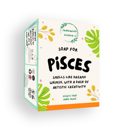 Pisces Birthday Gift Funny Zodiac Birthday Novelty Soap