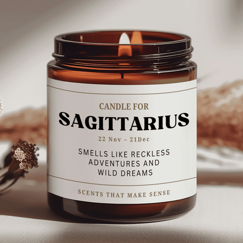 Sagittarius Zodiac Candle