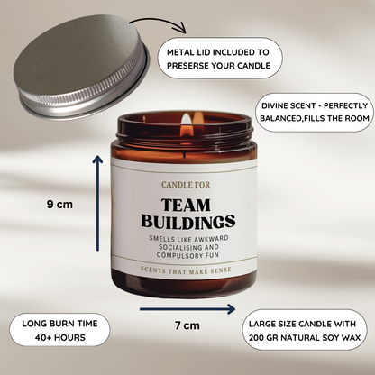 Team Buildings Candle