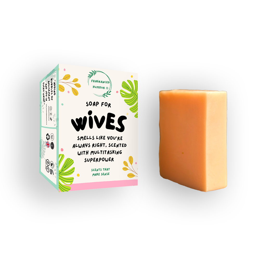 wife gift birthday gift idea for her funny soap that reads soap for wives smells like you are always right scented with multitasking superpower