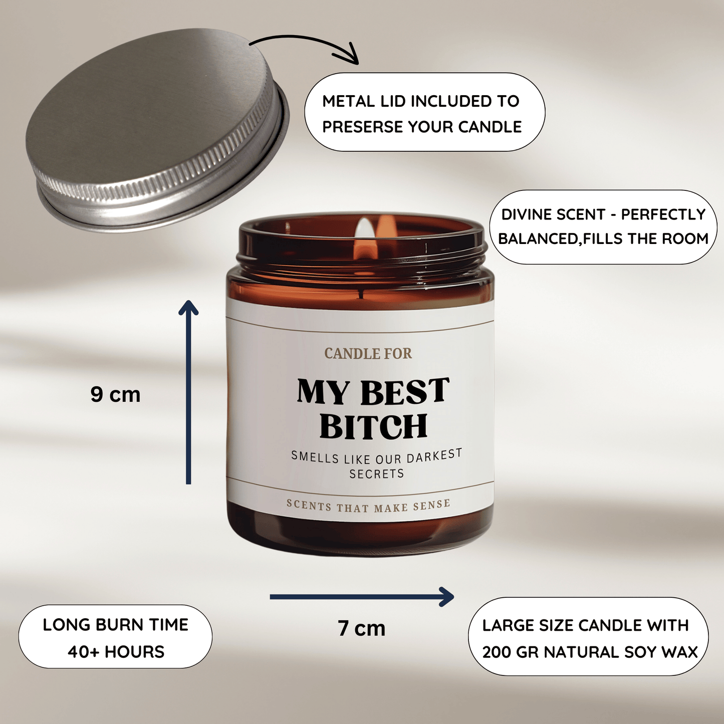 My Best Bitch Candle