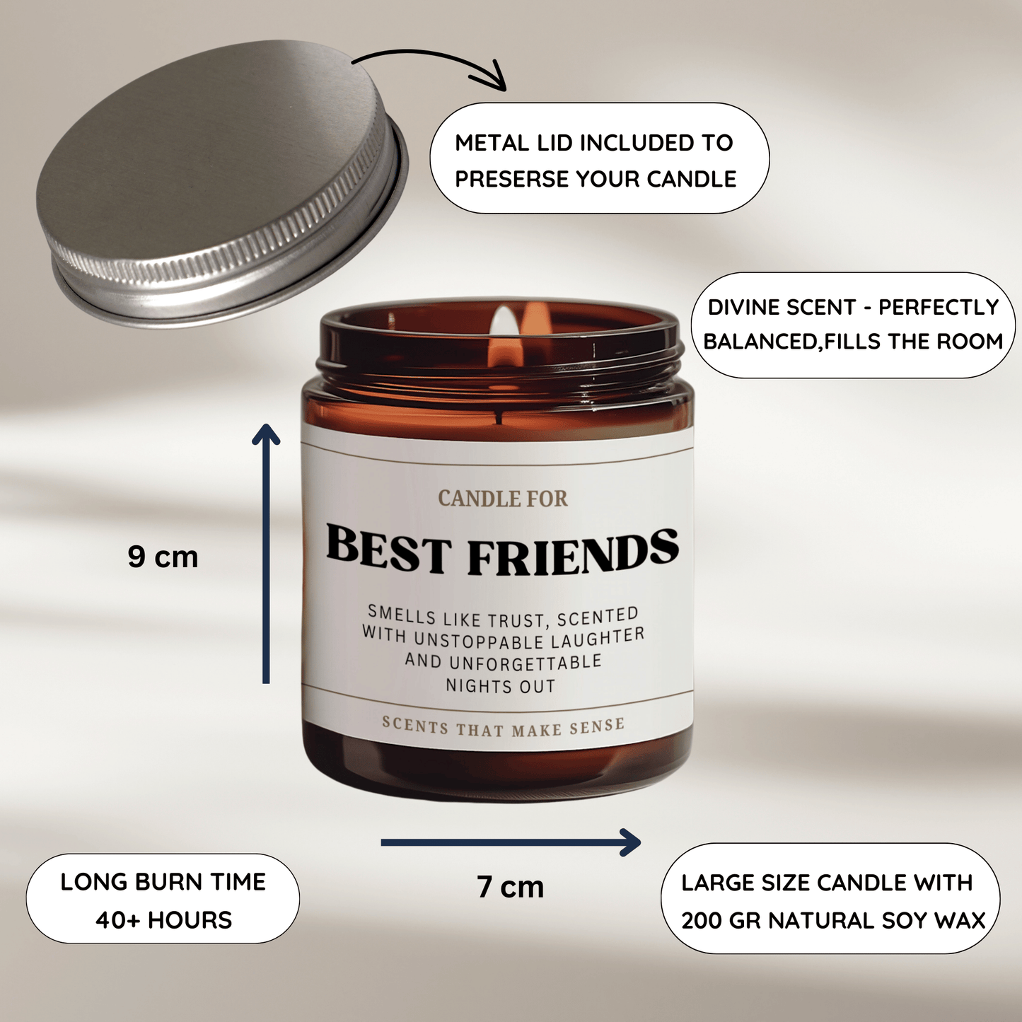 Best Friends Candle