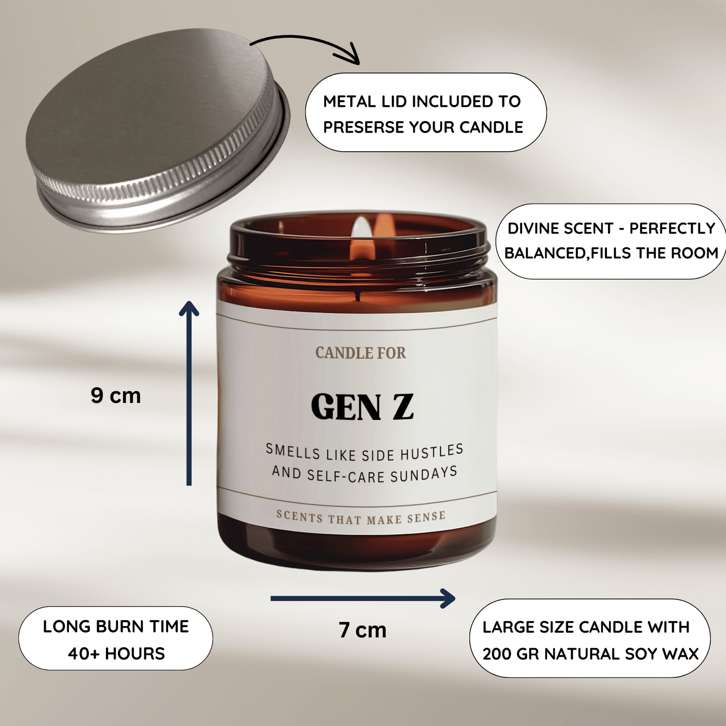 Gen Z Candle