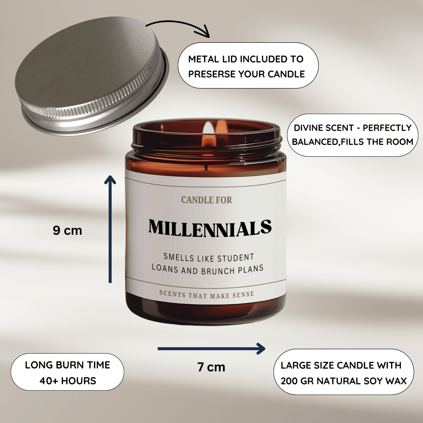 Millennial Candle