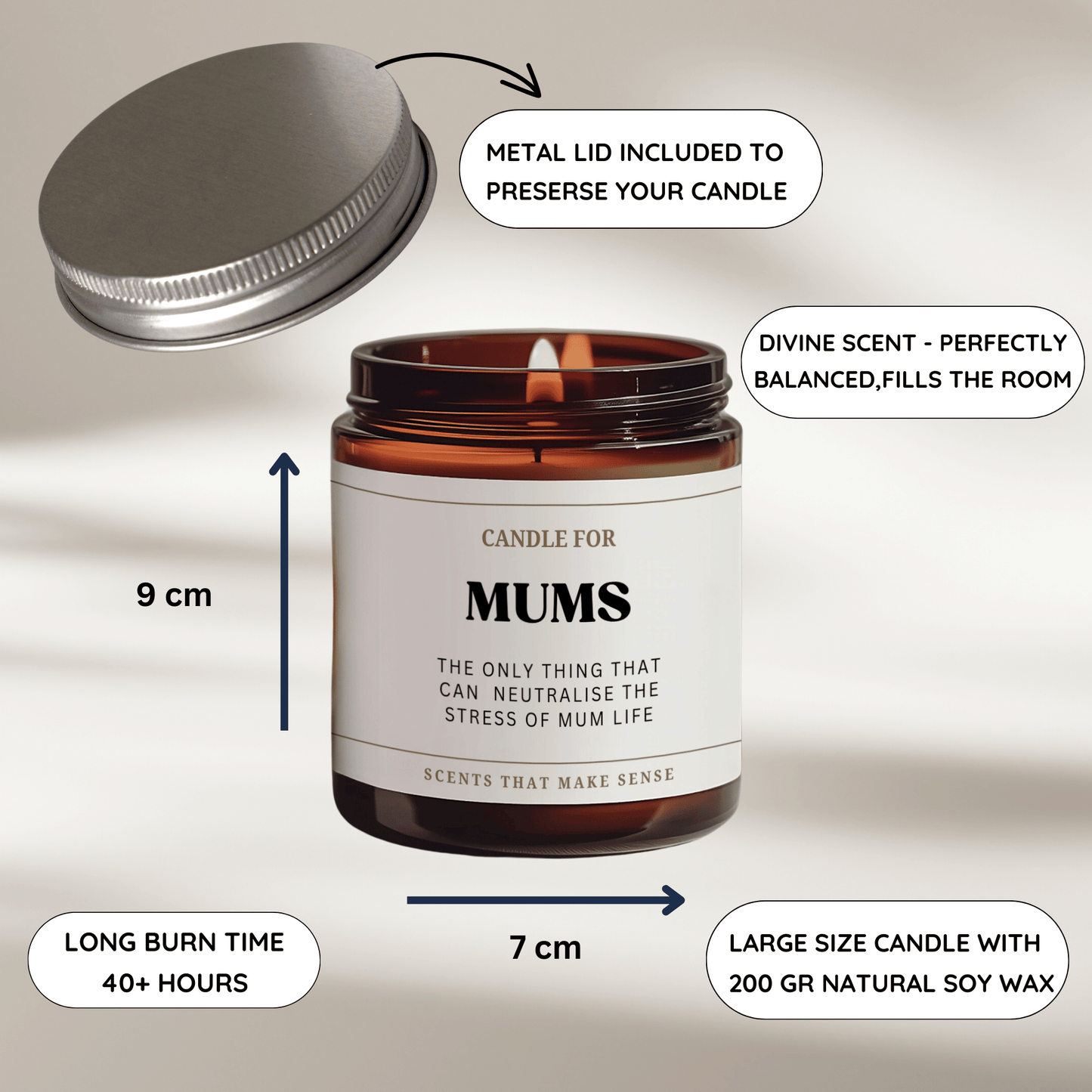 Mum Life Candle