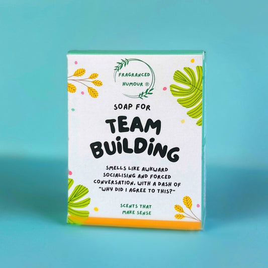 rude soap gift for friends and colleagues soap for team building smells like awkward socialising and forced conversation with a dash of why did I agree to this