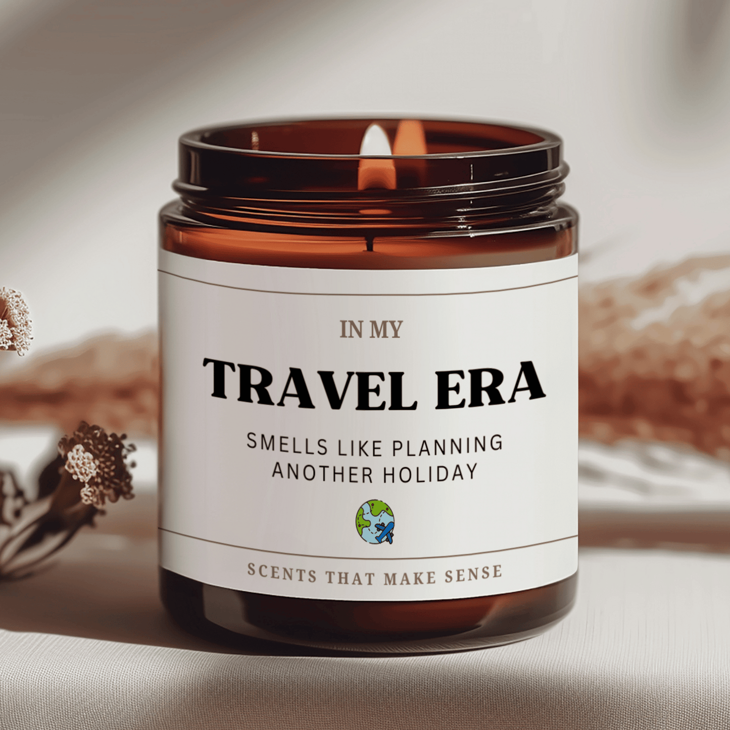 In My Travel Era Candle